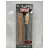Rapala Fish and fillet 6" knife /Sheath