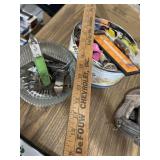Advertising bottle openers, yardstick, keychains,