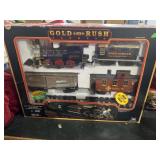 Gold Rush express electric train set