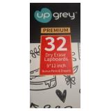 Brand new 32ct box of 9x12 dry erase lapboards