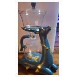 New in box fancy deer tea pot