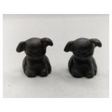 2 modern cast iron Griswold pups