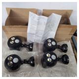 2 sets of beams spotlight battery operated takes