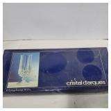 6 Cristal d'arques water glasses