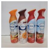 4 febreze air fresheners 1 full 3 partials