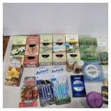 Scented electric wall plugs refills and car