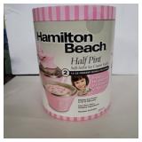 Hamilton Beach half pint ice cream maker new