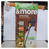 Decks and more 2gal sprayer new in box. Box is