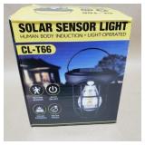 NEW solar sensor light !