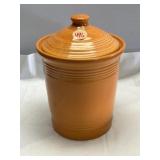 Fiesta large tangerine canister