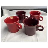 Fiesta ring handle coffee mugs