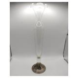 Glass Bud base Sterling weighted bottom