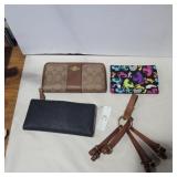 Faux coach, Disney, and new wallet and leather