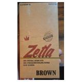 Box of 2500 zelta brown slow burning rolling