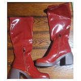 Womens size 9.5 knee high faux leather fashion