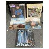 Vinyl record LPs Streisand, Neil Diamond, Mac