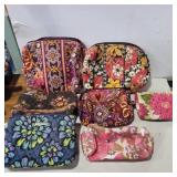 7 Vera Bradley make up/travel bags