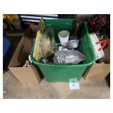 Older toys, assorted household items and