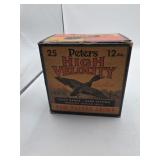 Peters High Velocity 12 GA SMOKELESS Shells 21