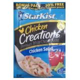 6 packages of starkist chicken creations chicken