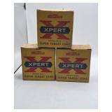 3 Western Xpert 12 GA Super Target Load boxes