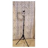 Ring light with adjustable stand. Different light