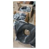 2 box of plastic buckles and rubber pipe boot