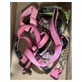 Mix of medium to large dog collars