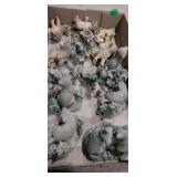 The hamilton collection playful pups , sculptures