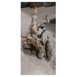 Danbury mint wolf sculpture the hunt