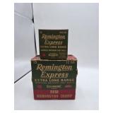 2 Remington Express Shotgun Shells boxes only