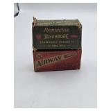 Remington and Airway .22 Long Rifle boxes only