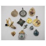 Group of necklace pendants