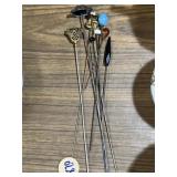 Several vintage hat pins