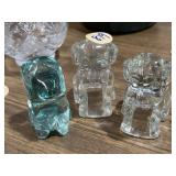 Federal Glass 'Mopey Dog' candy containers & dog