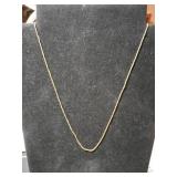 14k rope chain marked 14k.  .100oz