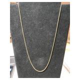 14k rope chain marked 14k.   .185oz