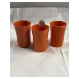 Fiestaware water tumblerS