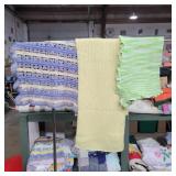 3 crocheted baby blankets