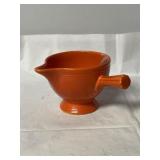 Fiestaware red orange stick-handled creamer