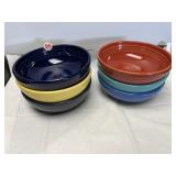 Fiesta Classic Rim Cereal Bowls in various colors