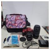 Canon eos rebel t5 1200d camera with Canon 55mm