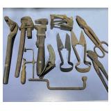 Lot of antique hand tools