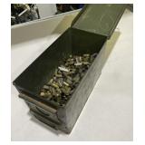 Ammo can full of spent brass/casings
