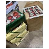 Large lot of Christmas ornaments