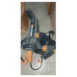 Works electric corded leaf blower/vac