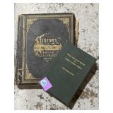 1882 and 1954 Carroll County historical hardcover