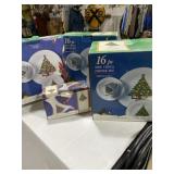 Christmas fine China diner sets and two piece