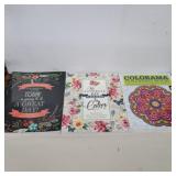 3 adult coloring book