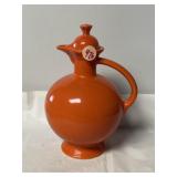Homer Laughlin Fiesta red orange carafe pitcher